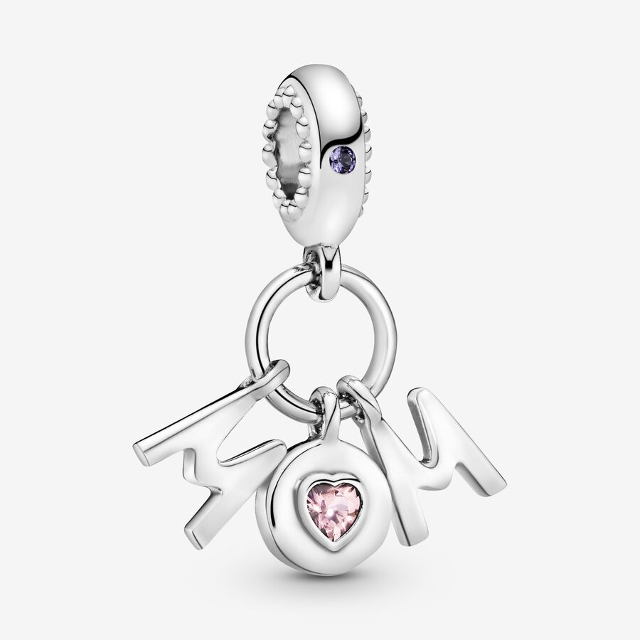 FINAL SALE - Mom Letters Dangle Charm image number 0