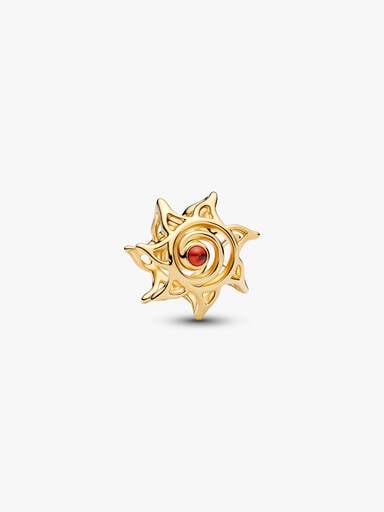 Sun Openwork Charm