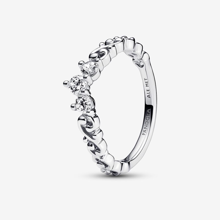 Vrijstelling Interessant Vesting Regal Swirl Tiara Ring | Sterling silver | Pandora US
