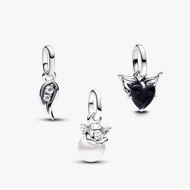 Angel Wings Charm Trio