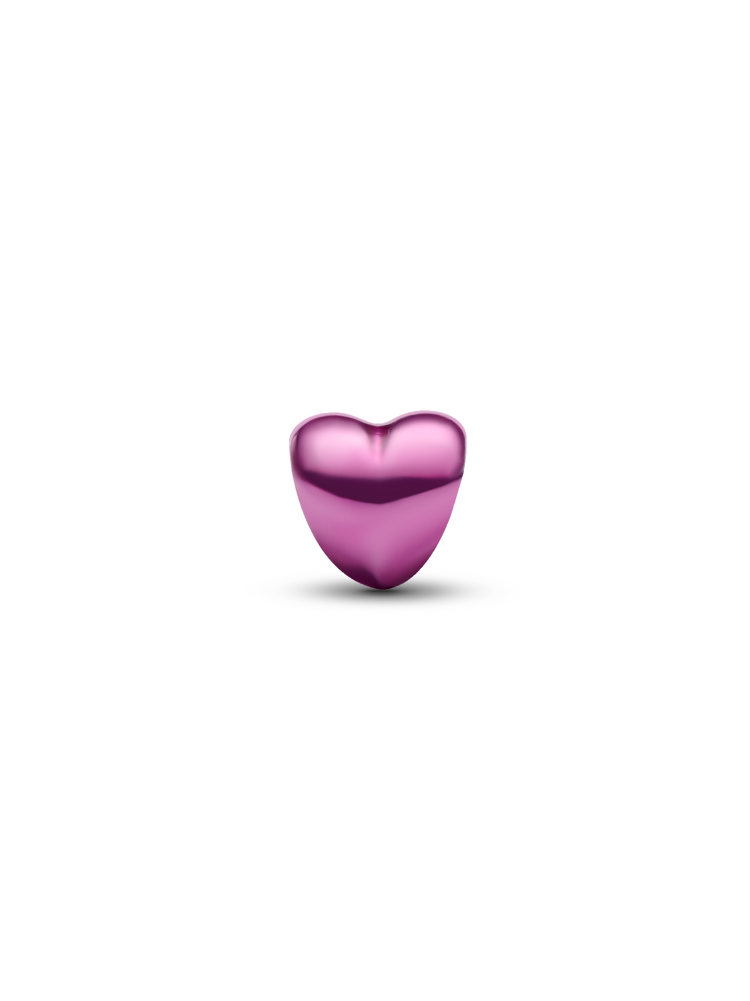 Pink Heart Mini Charm
