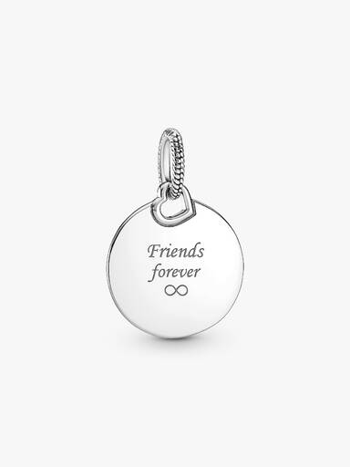 Engravable Round Tag Pendant