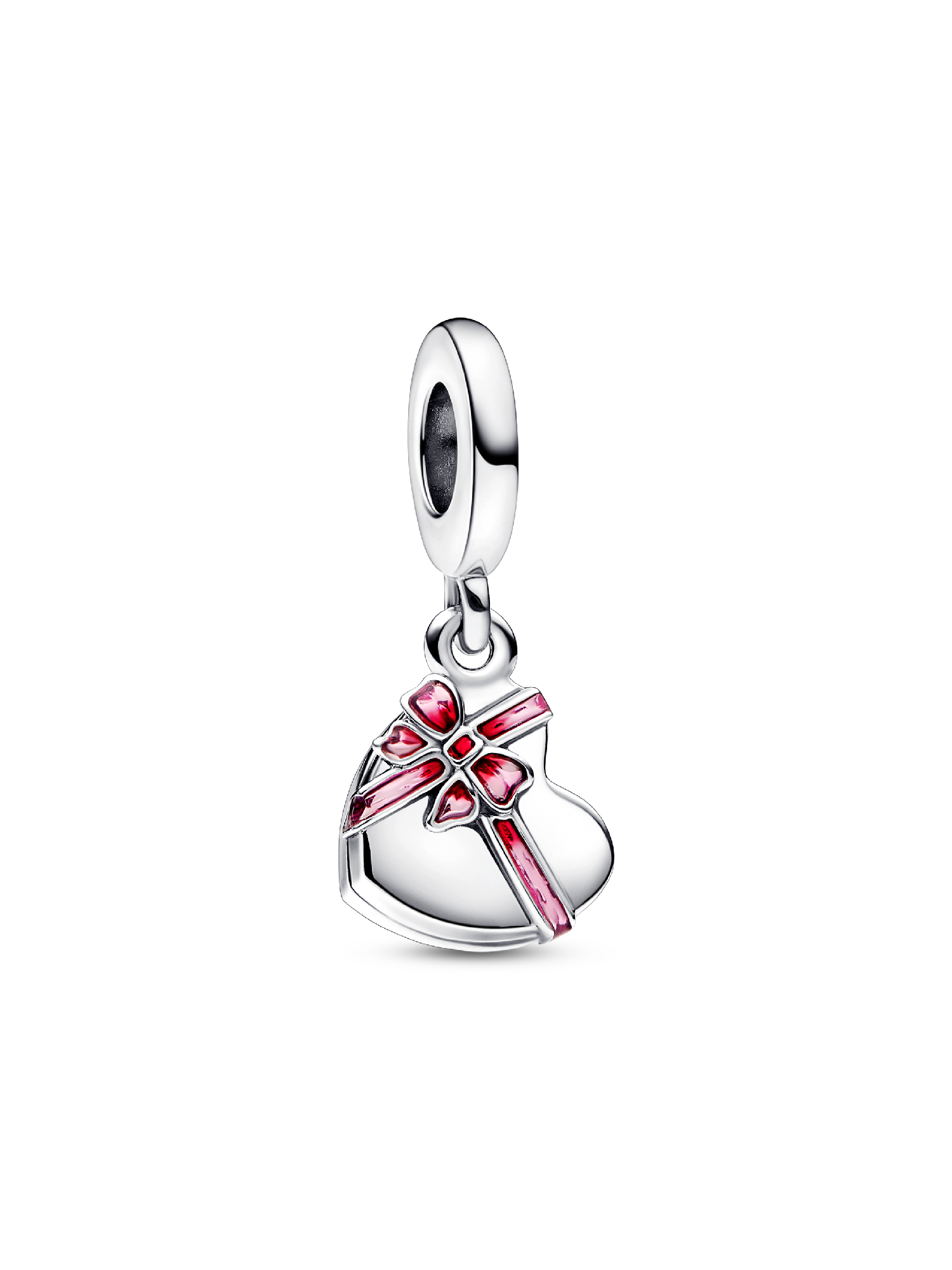 Openable Heart Chocolate Gift Box Dangle Charm