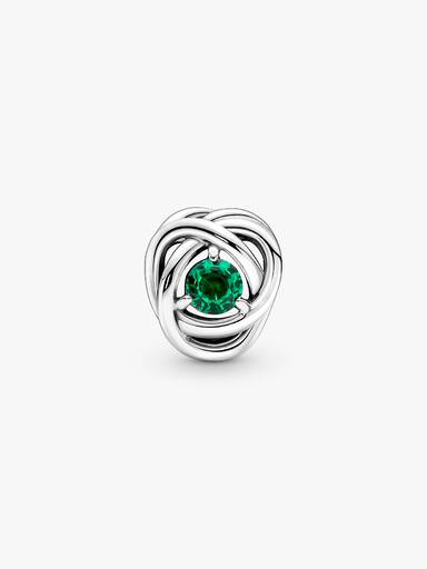 FINAL SALE - May Green Eternity Circle Charm