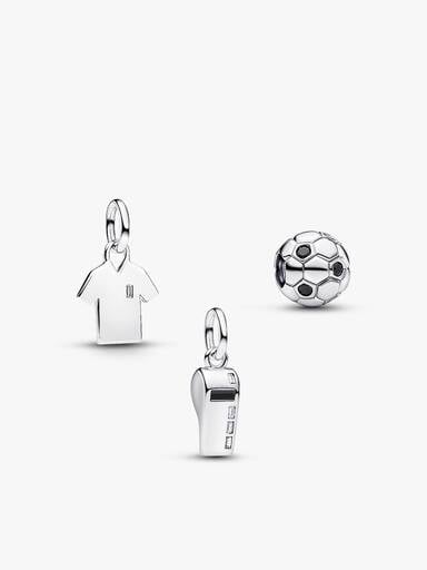 Silver Soccer Dreams Trio