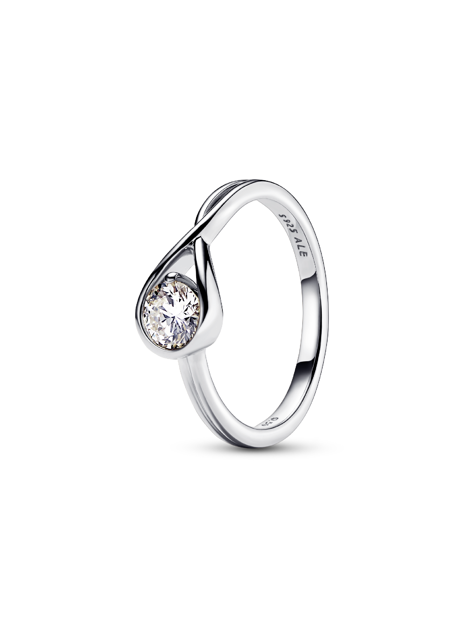 FINAL SALE - Pandora Infinite Sterling Silver Lab-grown Diamond Ring