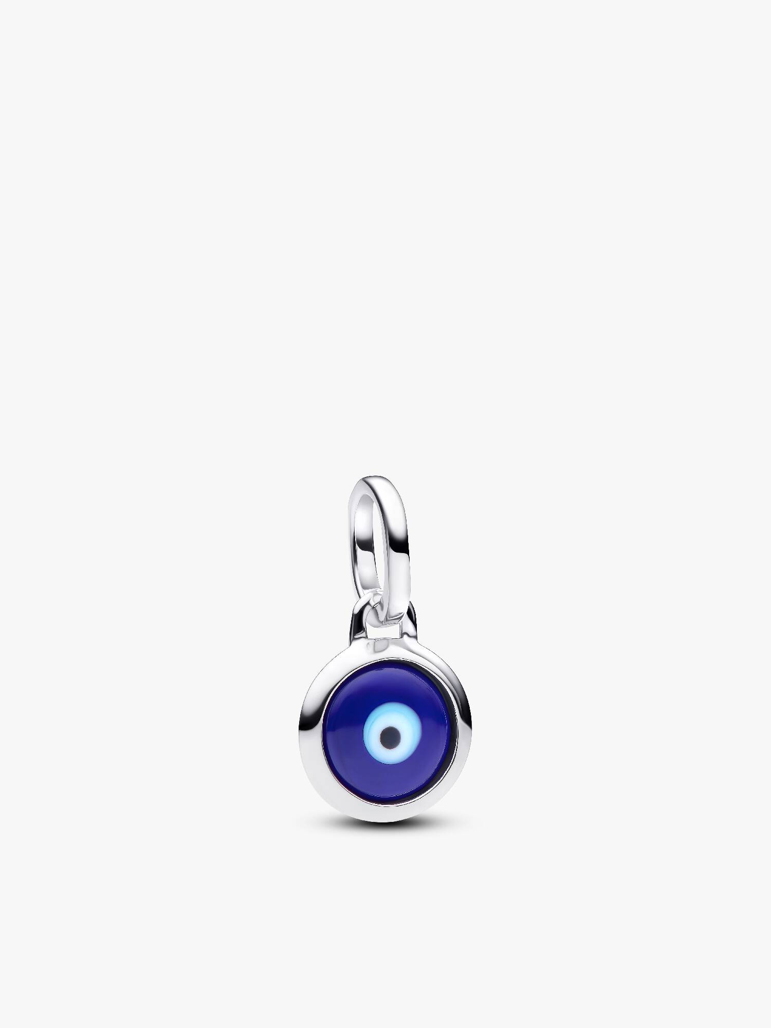 Engravable Evil Eye Murano Glass Mini Dangle Charm