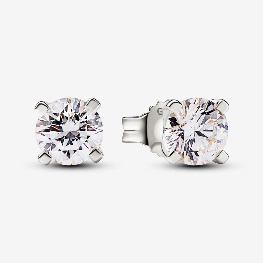 Pandora Era Lab-grown Diamond Stud Earrings 1.00 carat tw 14k White Gold image number 0