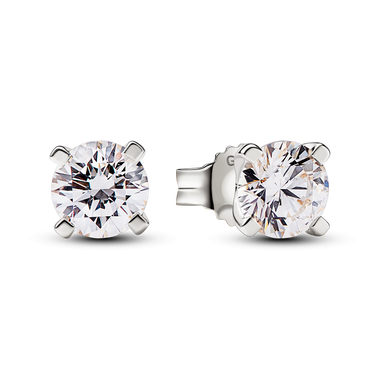 Pandora Era Lab-grown Diamond Stud Earrings 1.00 carat tw 14k White Gold
