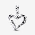 Pandora ME Wire Heart Medallion Charm