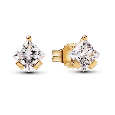 Pandora Nova Lab-grown Diamond Stud Earrings carat tw 14k Gold