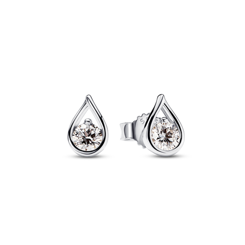 Pandora Infinite Lab-grown Diamond Stud Earrings 0.20 carat tw Sterling Silver