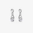 Pandora Infinite Lab-grown Diamond Drop Earrings 0.30 carat tw Sterling Silver