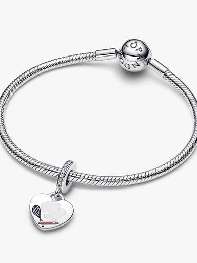 Engravable Baking Tools Heart Dangle Charm