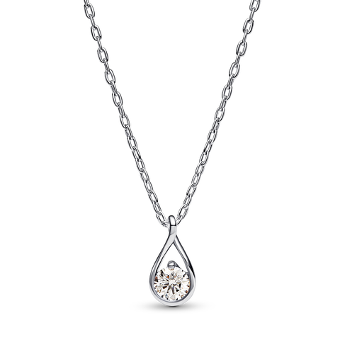 Pandora Infinite Lab-grown Diamond Pendant & Necklace 0.50 ct tw Sterling Silver