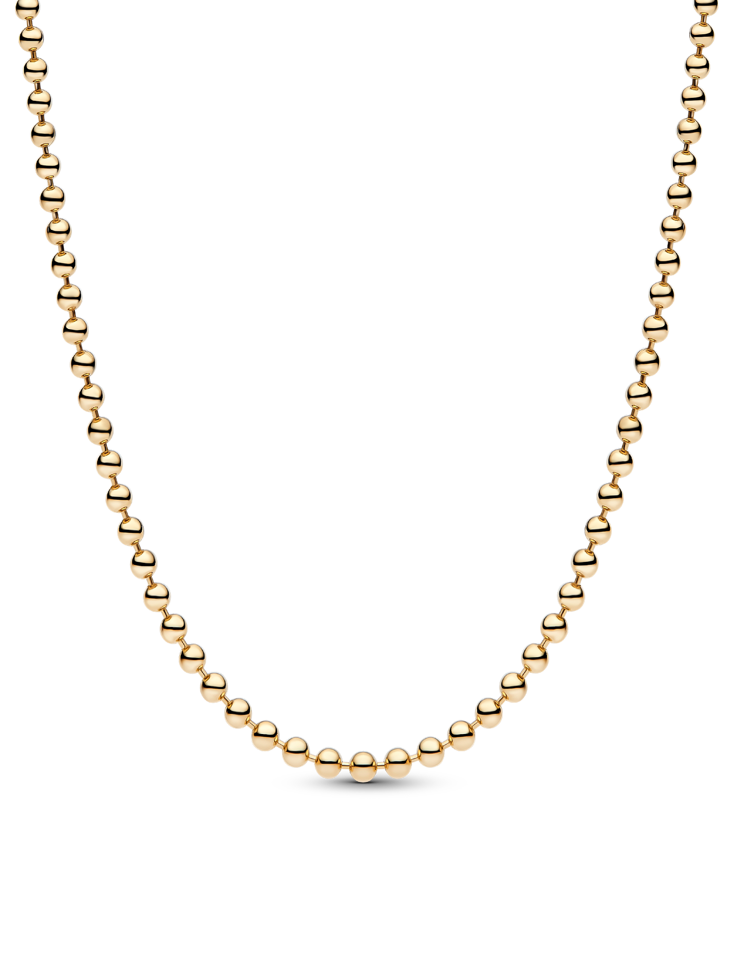 Женская цепочка Pandora Ball Chain, Gold plated, цвет: Позолоченный — фото 1