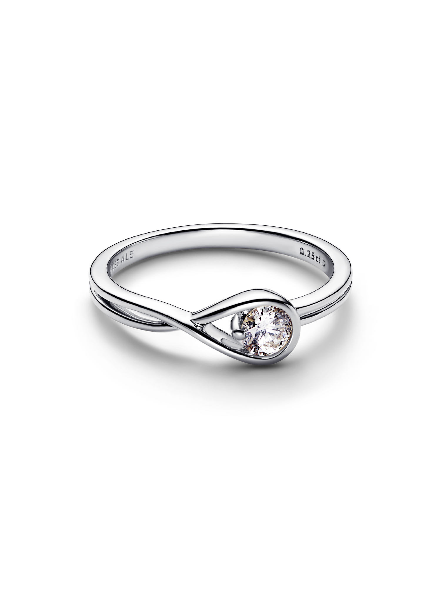 Pandora Infinite Sterling Silver Lab-grown Diamond Ring