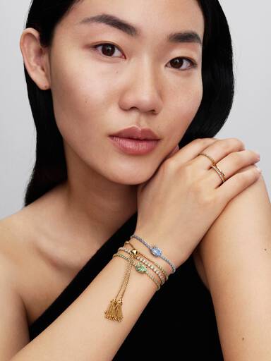 Bridgerton Bee Slider Tennis Bracelet