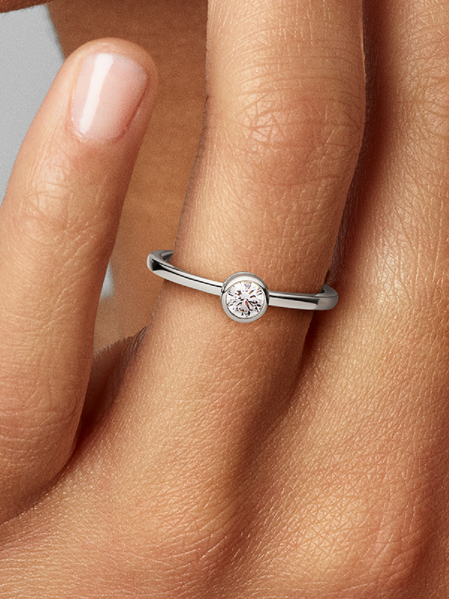 Женские кольца Pandora Era Bezel Sterling Silver Lab-grown Diamond #192900C01, цвет: Серебро — фото 3
