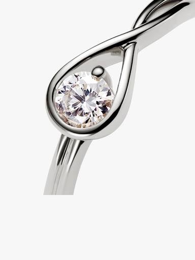 FINAL SALE - Pandora Infinite 14k White Gold Lab-grown Diamond Ring