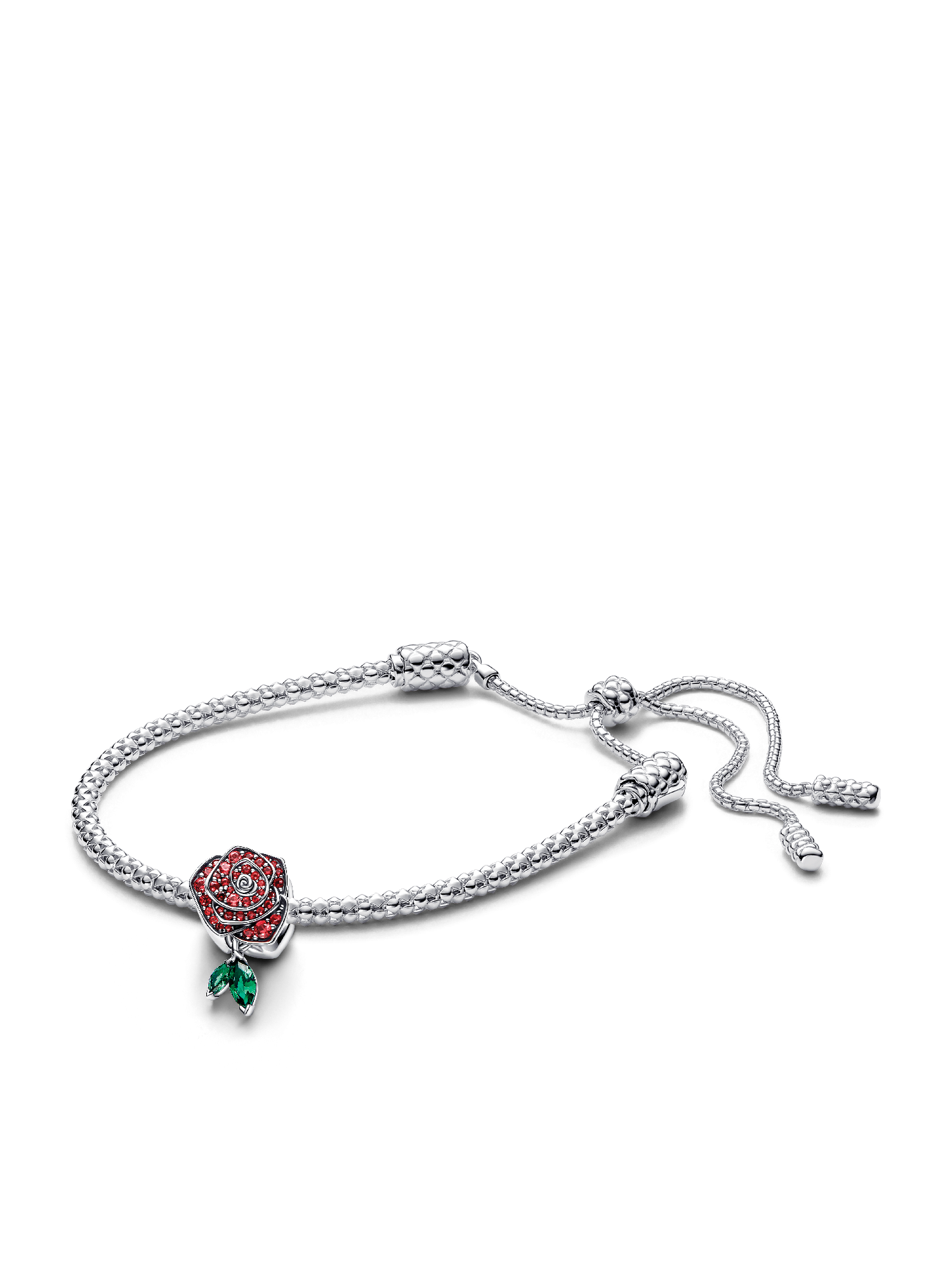 Rose in Bloom Charm Bracelet
