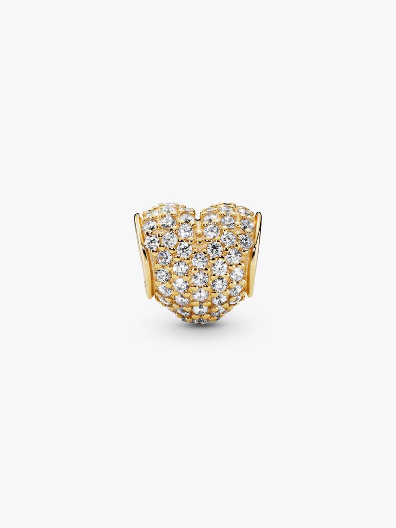 FINAL SALE - Pavé Heart Clip Charm
