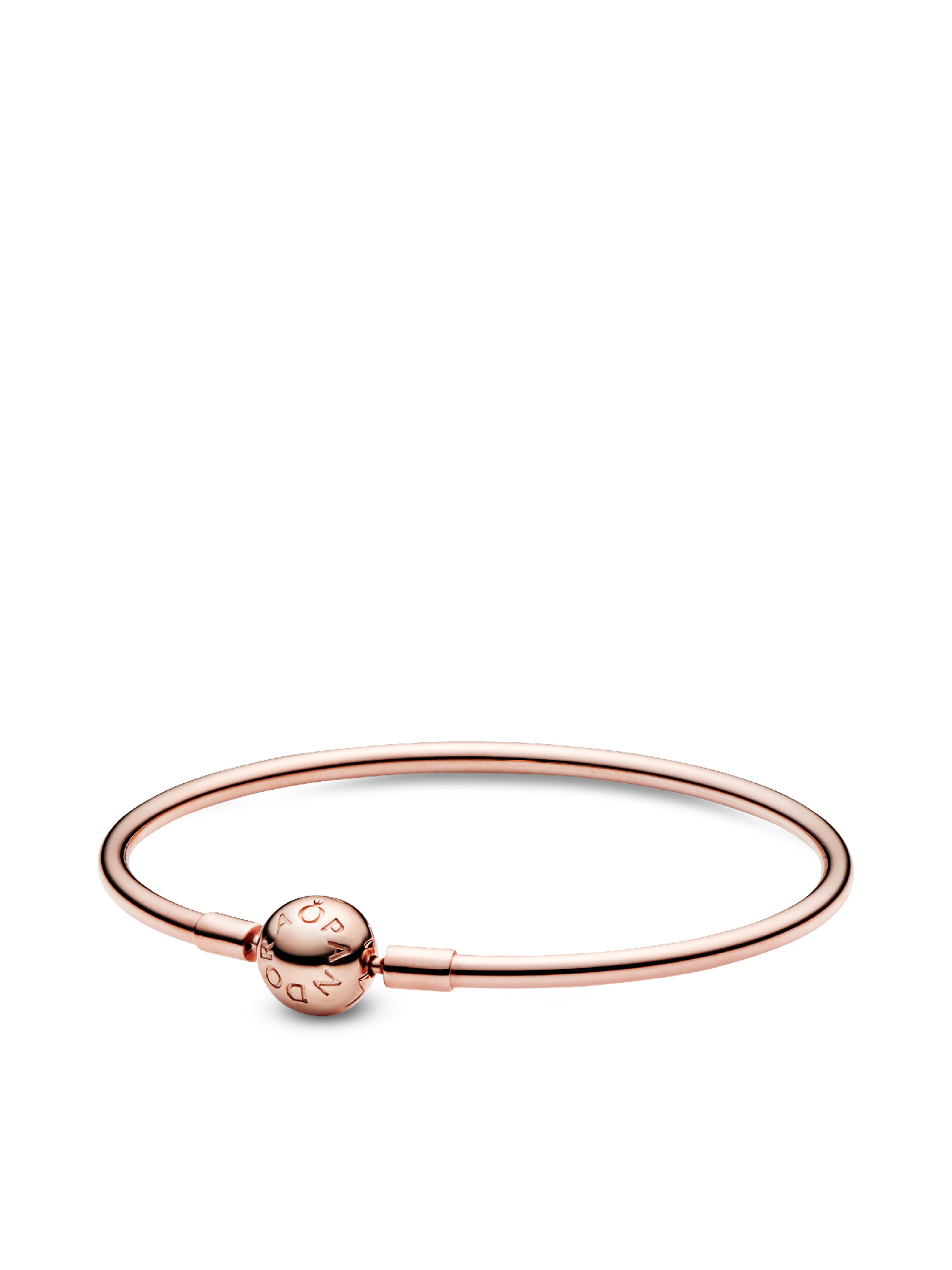 Женские украшения Pandora Moments Bangle, Rose gold plated, цвет: Покрытие розовым золотом — фото 1