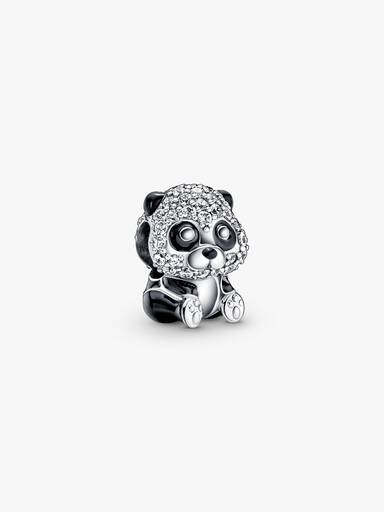 Sparkling Cute Panda Charm