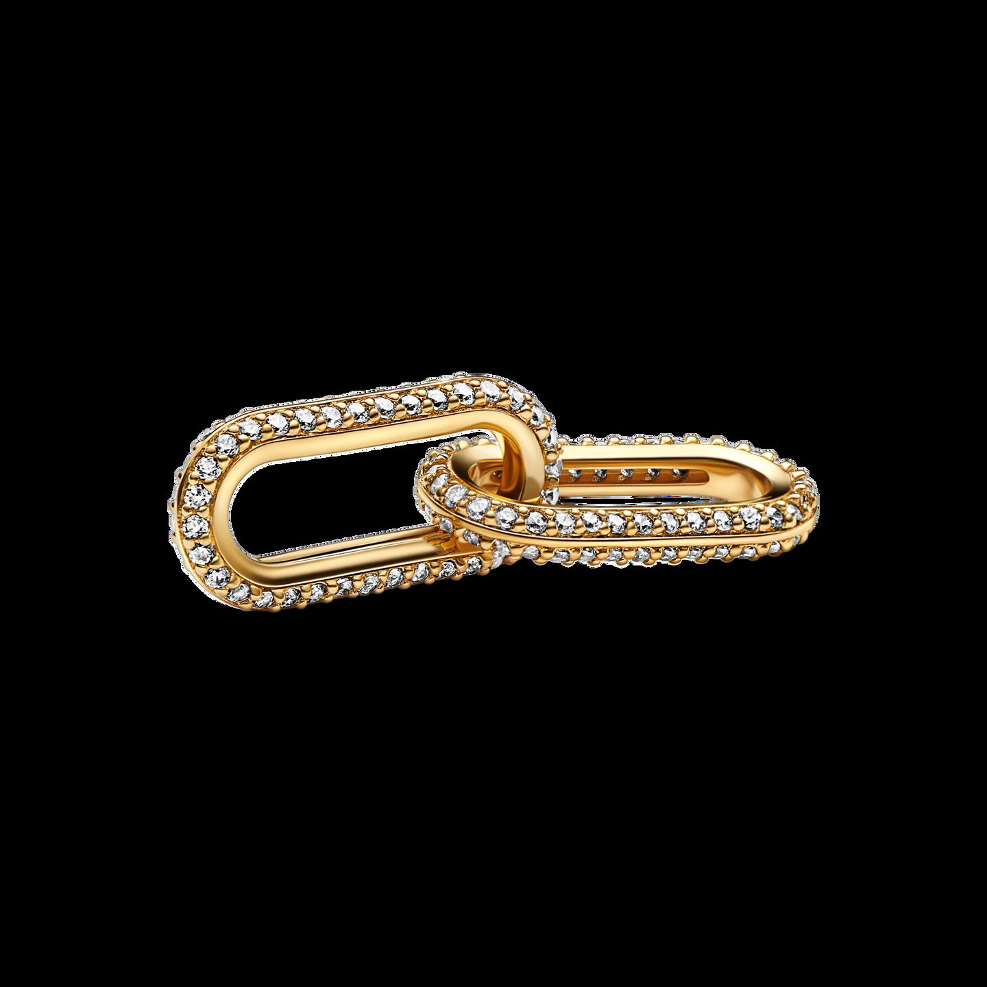 Украшения Pandora ME Pavé Double Styling Link, цвет: Позолоченный — фото 2