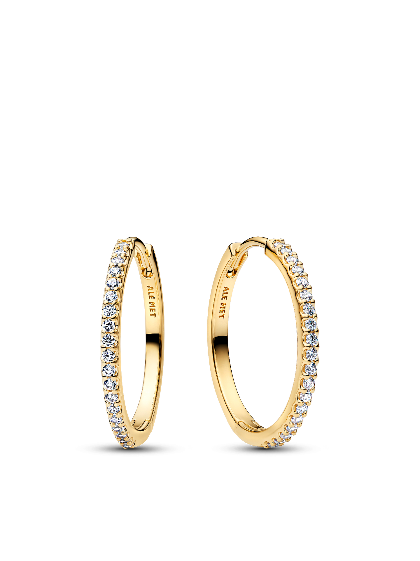 Женские серьги Pandora Sparkling, Gold plated, цвет: Позолоченный — фото 1