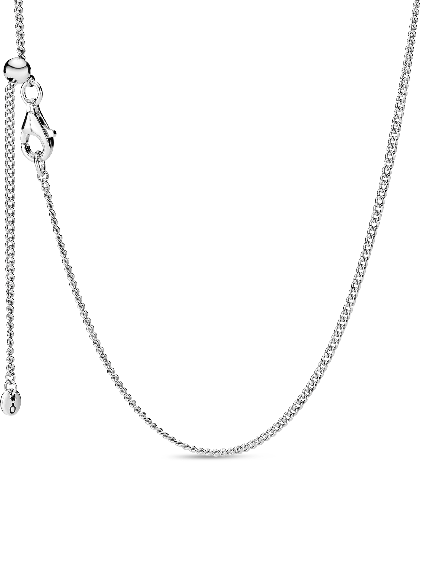 Женская цепочка Pandora Curb Chain, Sterling silver, цвет: Серебро — фото 1