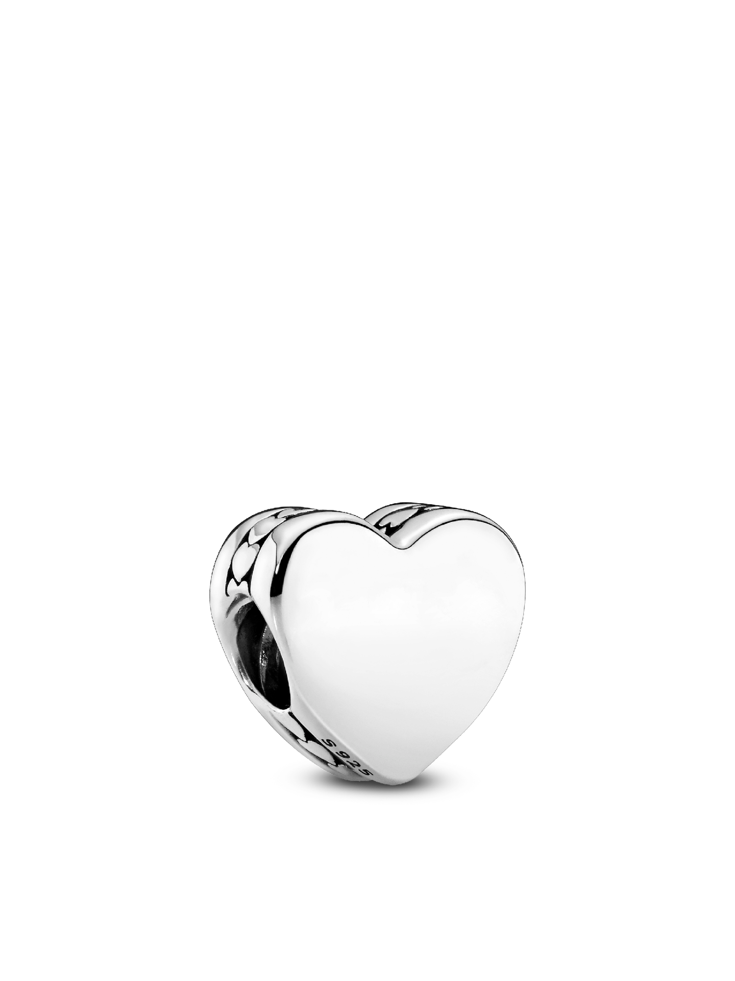 Женский шарм Pandora Engravable Heart Charm, Sterling silver, цвет: Серебро — фото 1