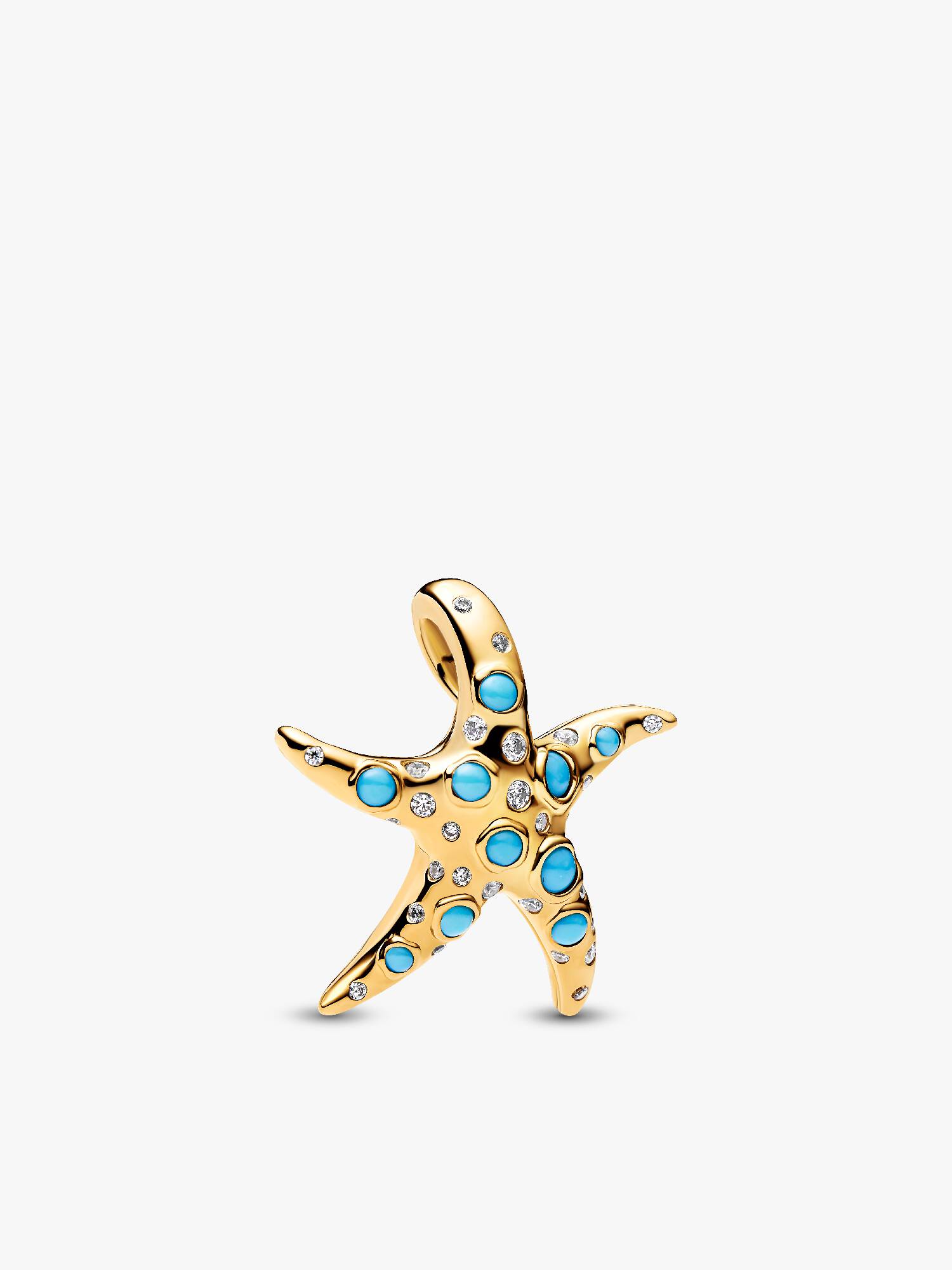 FINAL SALE - Sparkling Blue Starfish Dangle Charm