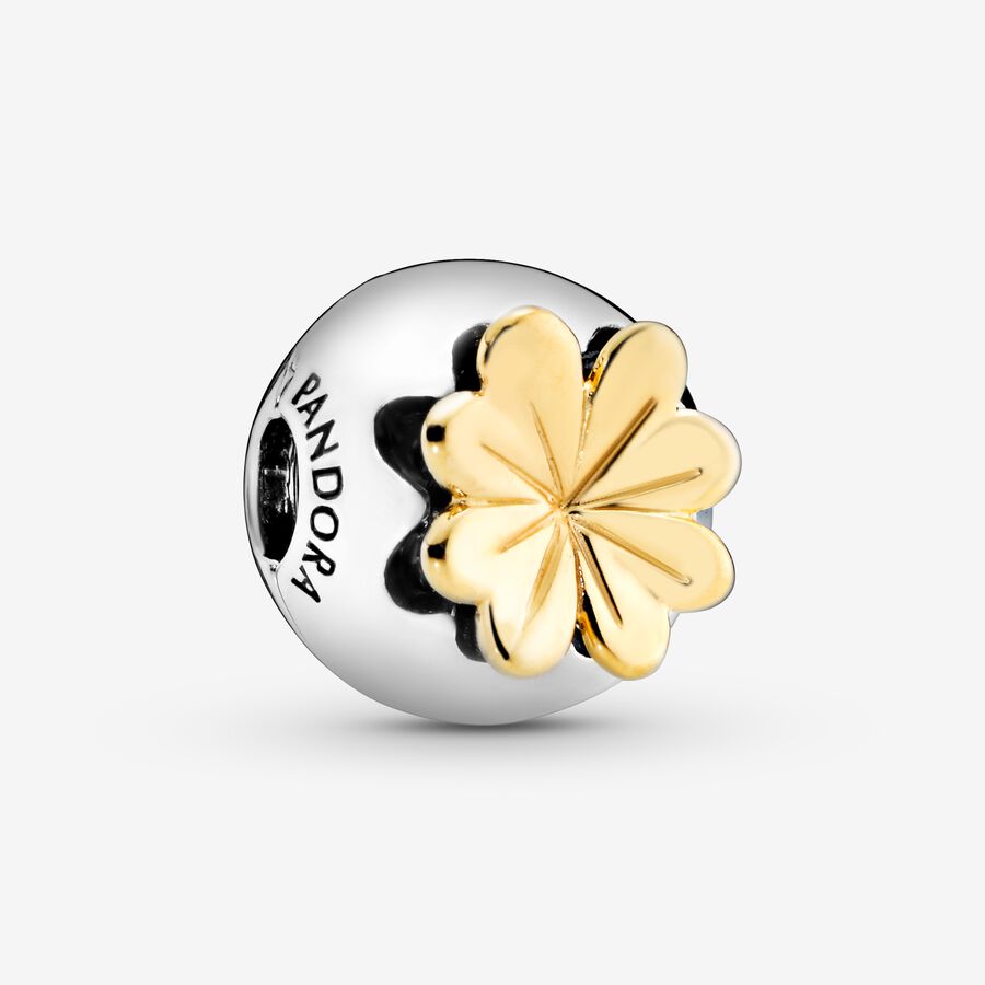 FINAL SALE - Lucky Four-Leaf Clover Clip Charm image number 0