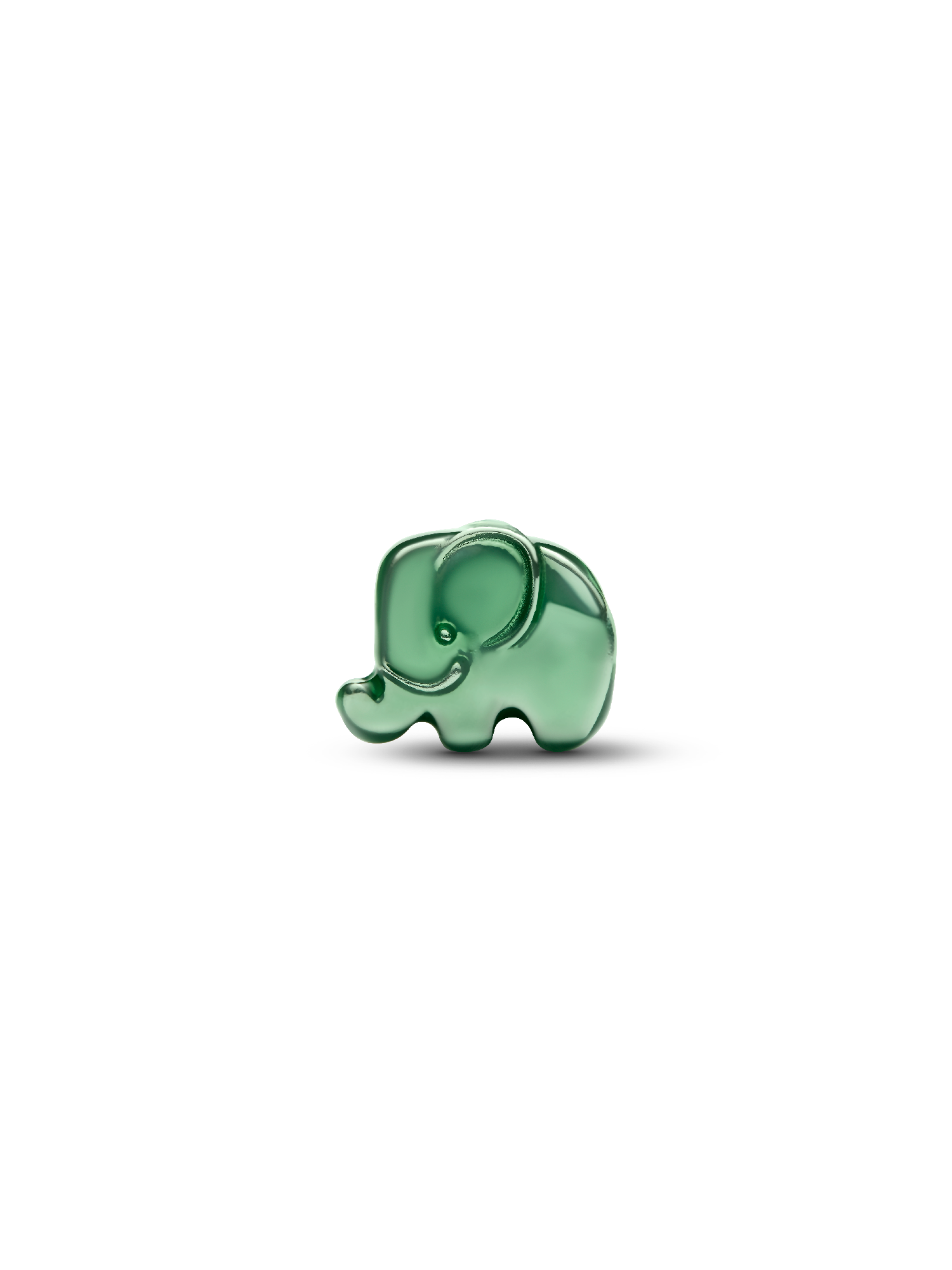 Green Elephant Mini Charm