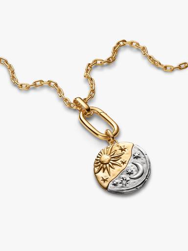 Sun & Moon Oversized Medallion Charm