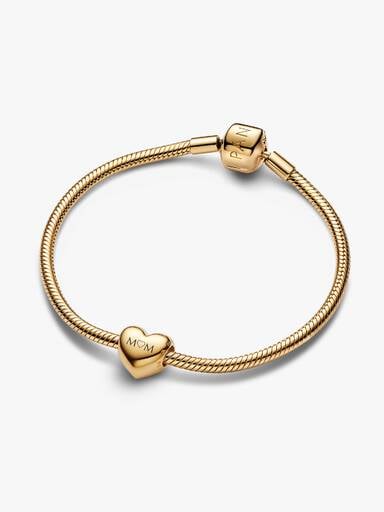 BE LOVE Engravable Heart Bracelet Set