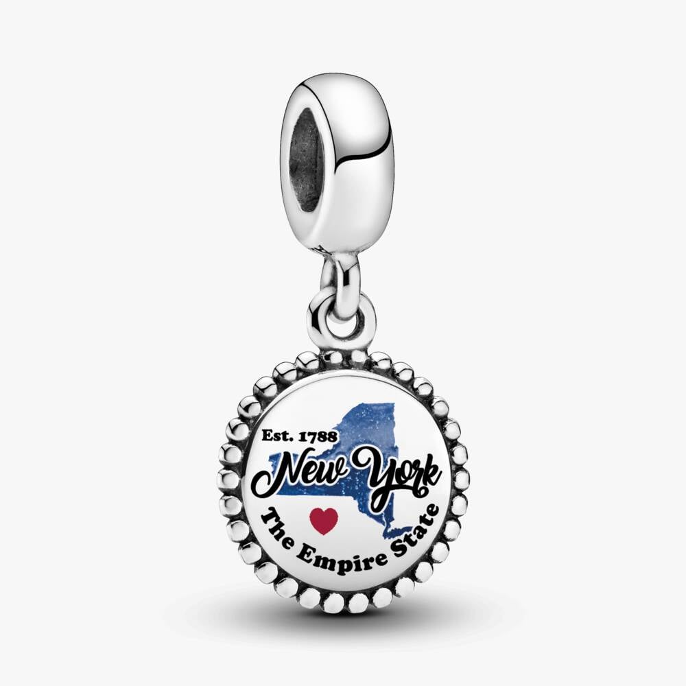 FINAL SALE - New York State Map Dangle Charm