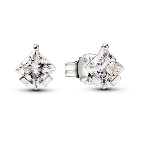 Pandora Nova Lab-grown Diamond Stud Earrings 1.00 carat tw 14k White Gold