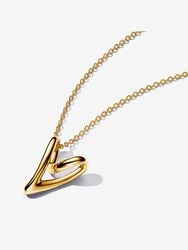 Organically Shaped Heart Pendant Necklace Organically Shaped Heart Pendant Necklace