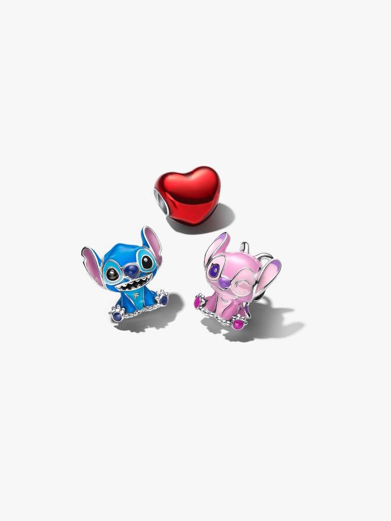 Stitch Valentines Charm Gift Set
