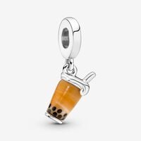 Murano Glass Bubble Tea Dangle Charm | Sterling silver | Pandora US