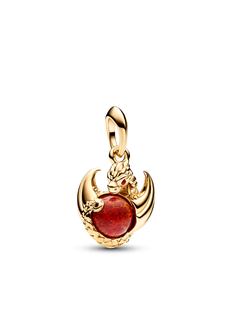Game of Thrones Red Fire Dangle Charm Bracelet Set
