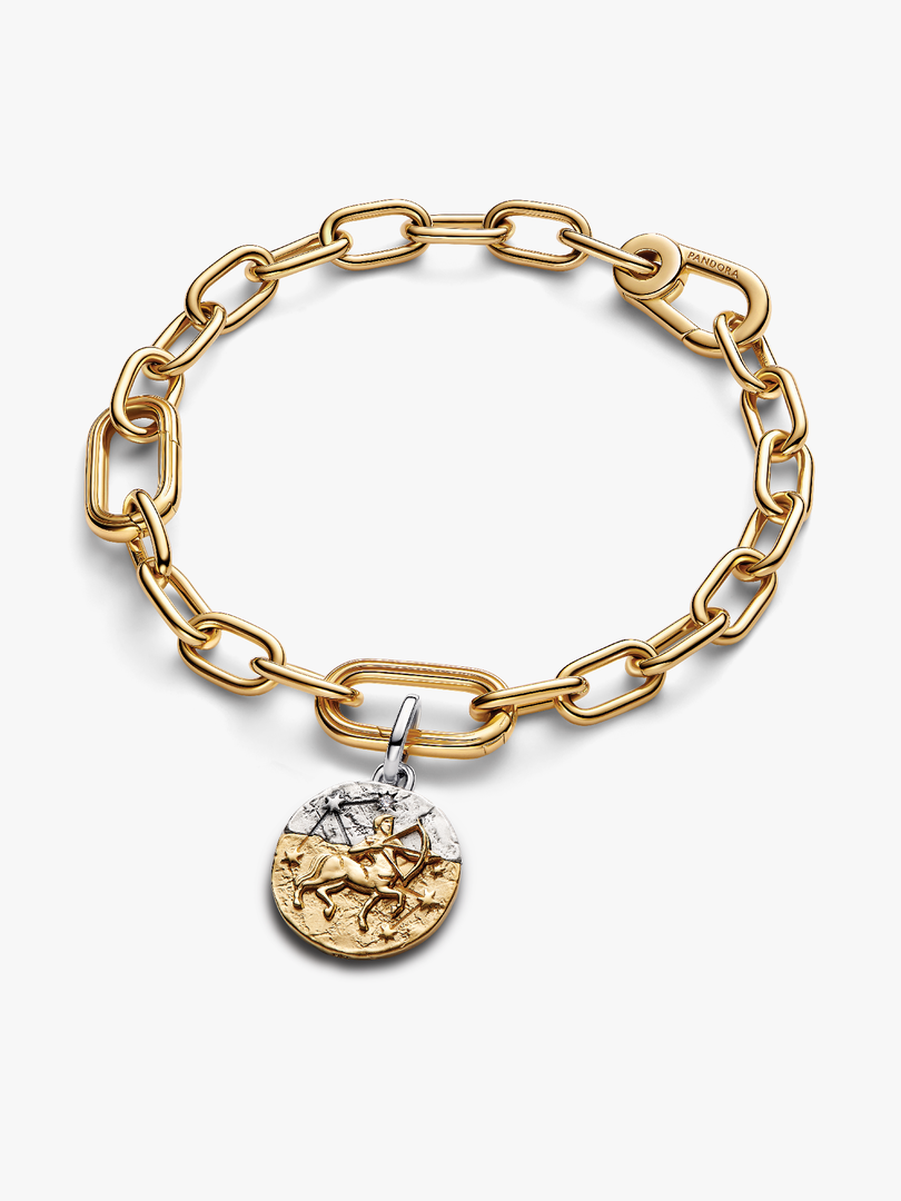Sagittarius Medallion Charm Bracelet Set