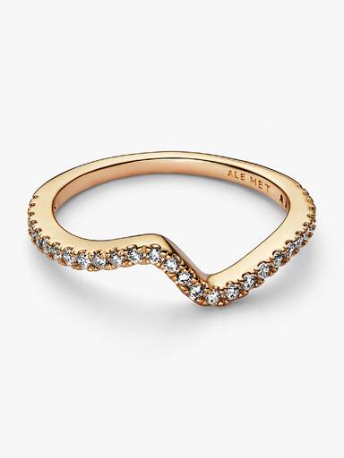 Sparkling Wave Ring