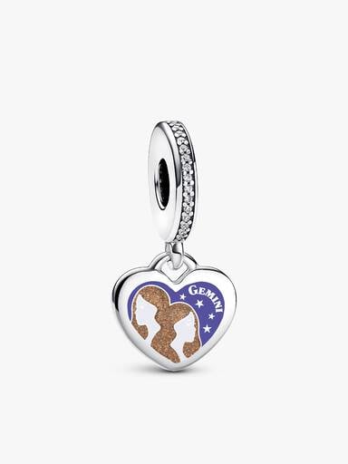 Gemini Dangle Charm Bracelet Set