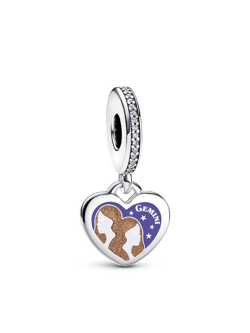 Gemini Dangle Charm Bracelet Set