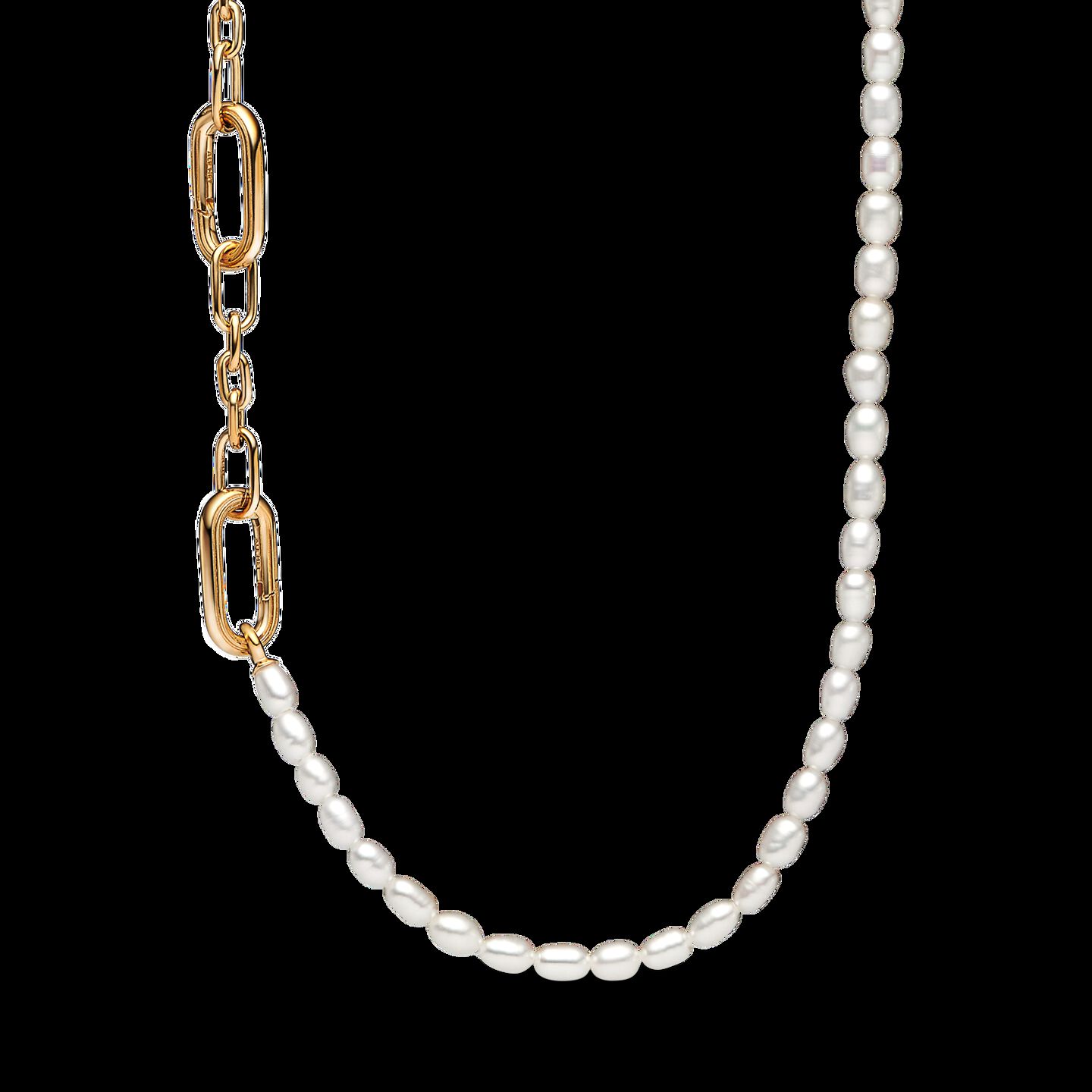 Колье Pandora ME Slim Treated Freshwater Cultured Pearl, цвет: Позолоченный — фото 2