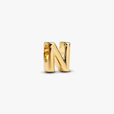 Letter N Charm Necklace