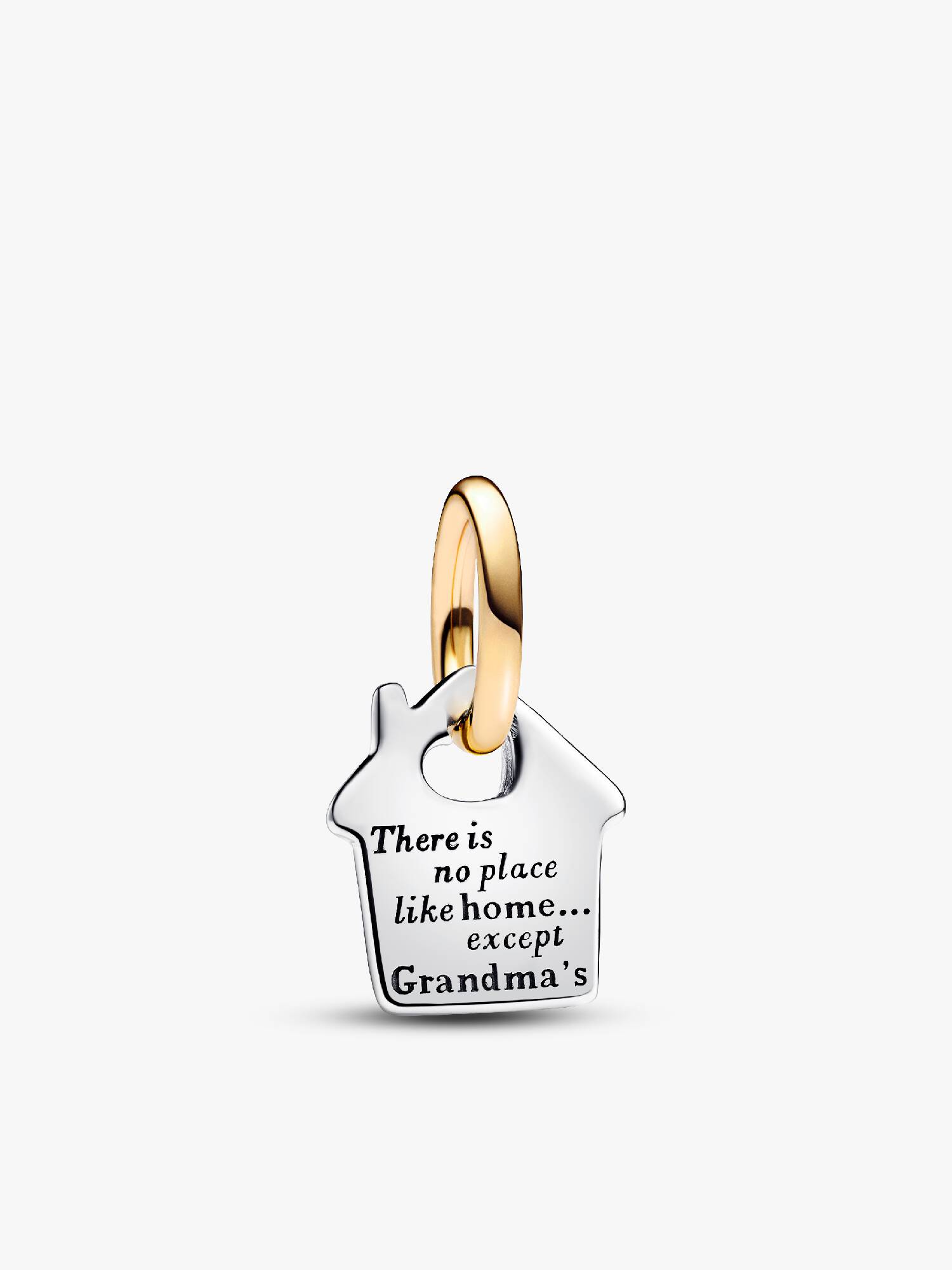 FINAL SALE - Two-tone Grandma's House Dangle Charm